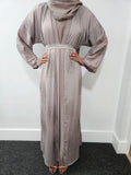 French Taupe 4PC Abaya