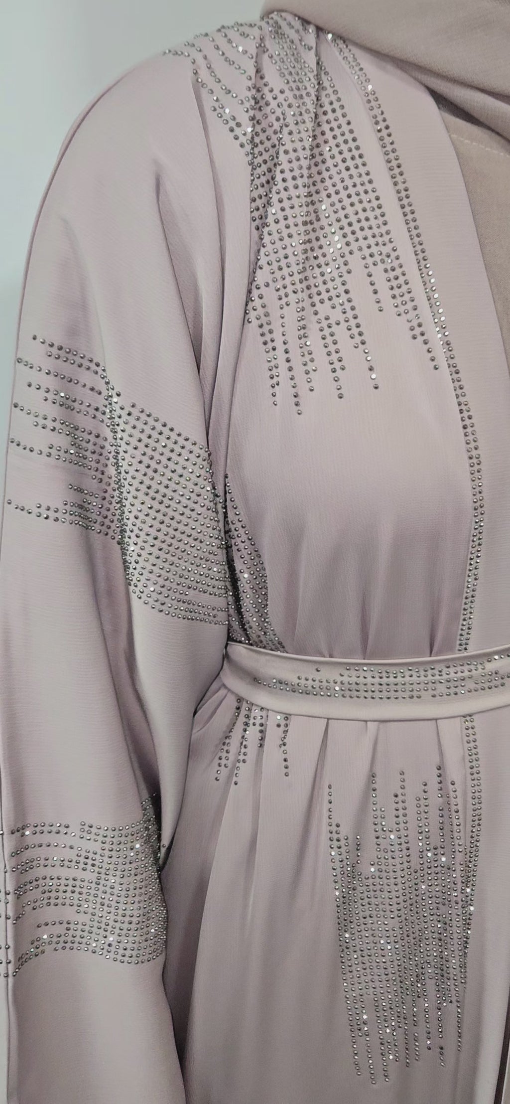 French Taupe 4PC Abaya